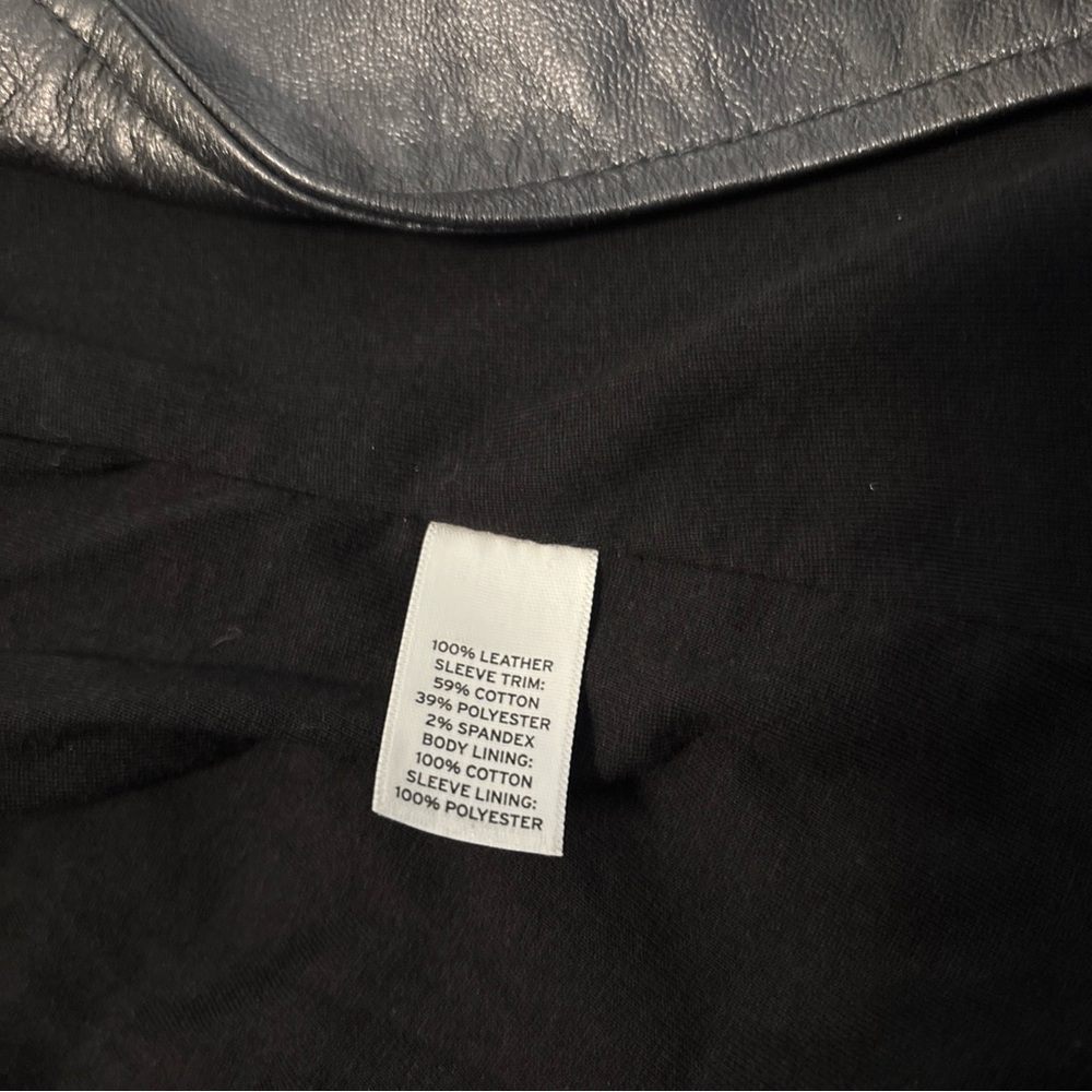 Trouve Soft Leather Moto Jacket Gunmetal Gray Stretch Women SZ Med Asymmetrical - Picture 4 of 16